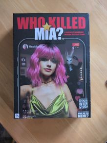"Who killed Mia?" Escape room board game
