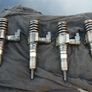 Audi a4 b7 2.0tdi BRD 170hp injectors. Engine, head, camshafts, pistons, oil pump balance shaft turbo flywheel suspension parts breaking Image 2