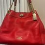 Coach Edie Turn-Lock Pebble New Leather Bag Image 3