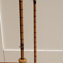 Vintage J.J.S.Walker Bampton & Co(Alnwick) 2 piece split cane fly rod