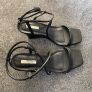 PENNEYS Primark Black Strappy Wedges Size 5! Image 4
