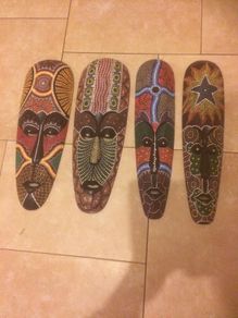 tribal mask set free postage
