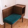 Vintage Mid-Century Modern Telephone Bench / Gossip Table (1960s) Image 3