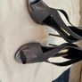 Silver /gunpowder high  heels stilettos Image 5