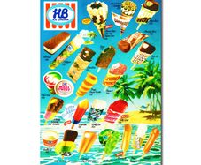 HB Ice Cream - A4 Posters