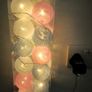 20 Cotton Ball String Fairy Lights Image 5