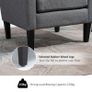 SALE Modern Fabric Accent Chiar Club Armchair Sofa with Padded Seat (FREE SHIPPING) Image 4