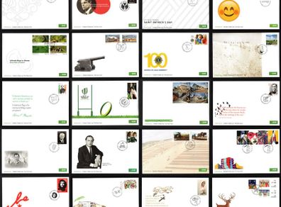 Collection 2017 Ireland Commemorative Stamps An Post First Day Cover (FDC). Collection of 20 covers.