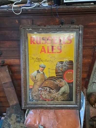 Vintage Russell's Ales Sign