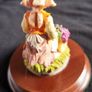 Vintage 1991 Leonardo Collection Gathering Grapes Figurinen Image 3