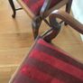 Set of two walnut chairs Image 2