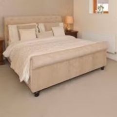 King Size Sleigh Bed & New Mattress