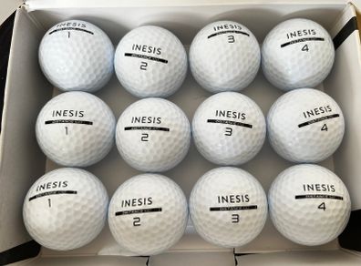Inesis 'Distance 100' Golf Balls x12