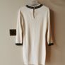 Cream knit dress Image 4