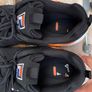 FILA Ray Tracer Black/Orange Sneakers Size UK 10 Image 8