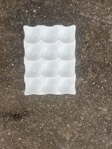 egg holder porcelain 12x eggs