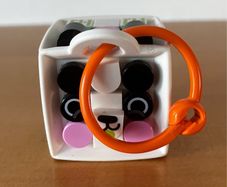 Lego Dots, Panda Bag Tag