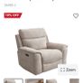 2 +1+,1 Reclining sofa with USB ports Image 5