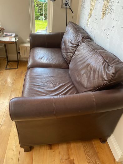 leather sofa
