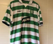 Celtic Jersey. Official Umbro Mens Home Jersey. Season 2004/2005. Original From The Time. Not A Modern Day Remake.