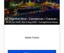 All Together Now 2026 - Caravan Pass
