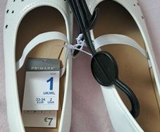 Girls Communion Shoes. size 1 Penneys