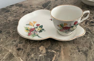 Old Foley  Tea cup & Desert Plate