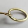 Vintage solid 14k Yellow Gold 585 Crucifix Pendant - 0,5g Image 6