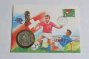 Switzerland USA WORLD CUP 1994 Coin Cover Vintage
