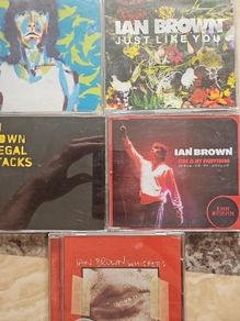 Ian Brown 5 CD / DVD Lot