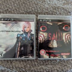 Saw and final fantasy lightning returns ps3 (60 euro posted!)