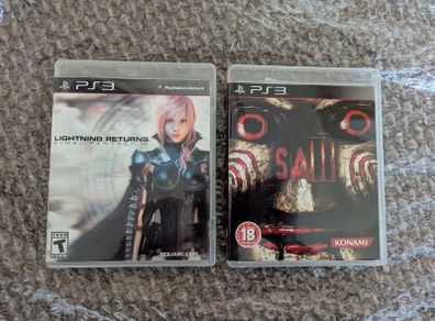 Saw and final fantasy lightning returns ps3 (60 euro posted!)