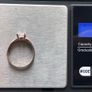 925 Silver Solitaire Ring with cz Image 6