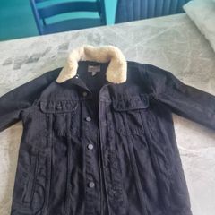 Black denim jacket