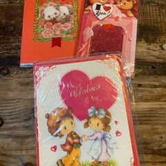 New Old Stock Vintage Valentines Cards lot of 80