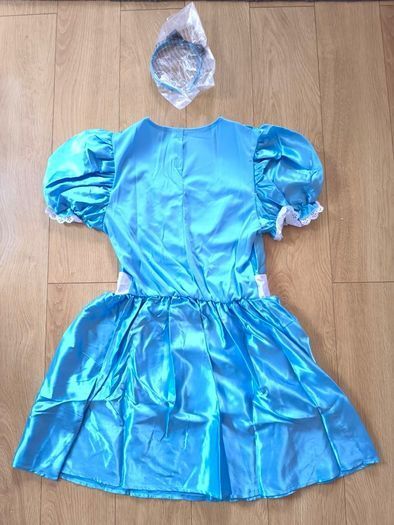 Alice in Wonderland blue costume dress girl size GB12-14