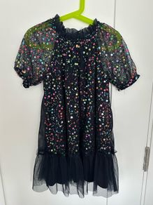 Gorgeous sequin dress for a girl, 122 cm, 6-7 years
