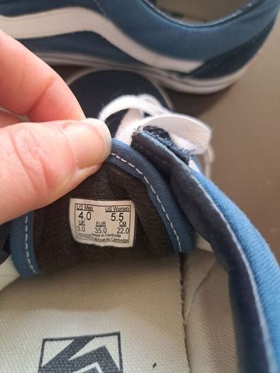 Vans kids size 3