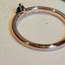 New pandora genuine rose gold green ring Image 3