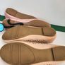 2 pairs shoes new pair pink flat shoes and peach flat shoes Image 3