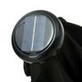Outdoor Parasol with LED Lights and Steel Pole 300 cm Black Image 7