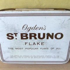 Ogdens St Bruno Flake Tin