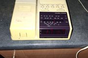 Beautiful Old Working The Morphy Richards Lamp Alarm Clock Radio age late 70s to 80s, Postage Available or Collection