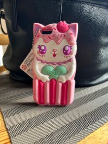 Smiggle Pink Silicon Cat Phone Cover Iphone 6