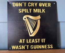 Guinness Tin Metal Sign