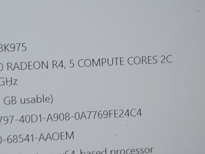 HP 15.6 inch Laptop, Model 15-bw059sa, AMD A6-9220 Radeon R4, 5 Compute Cores 2C plus 3G, 2.5GHz, 4GB Ram, 1 Terrabyte HDD, Windows 10, Microsoft Edge, Chrome, and VLC