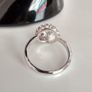 Platinum Plated Crystal Ring Image 6