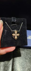 Swarovski Badge like Crystal Necklace
