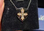 Swarovski Badge like Crystal Necklace