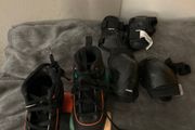 kids roller skates and safety gear